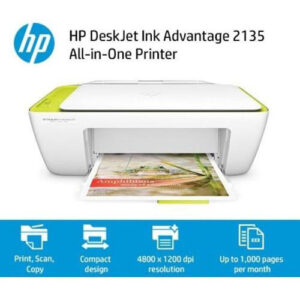 HP DeskJet Ink 2135 All-in-One Color Printer