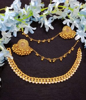 White Stone Jewelry Set For Women