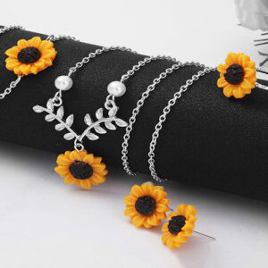 Sunflower Jewelry Set